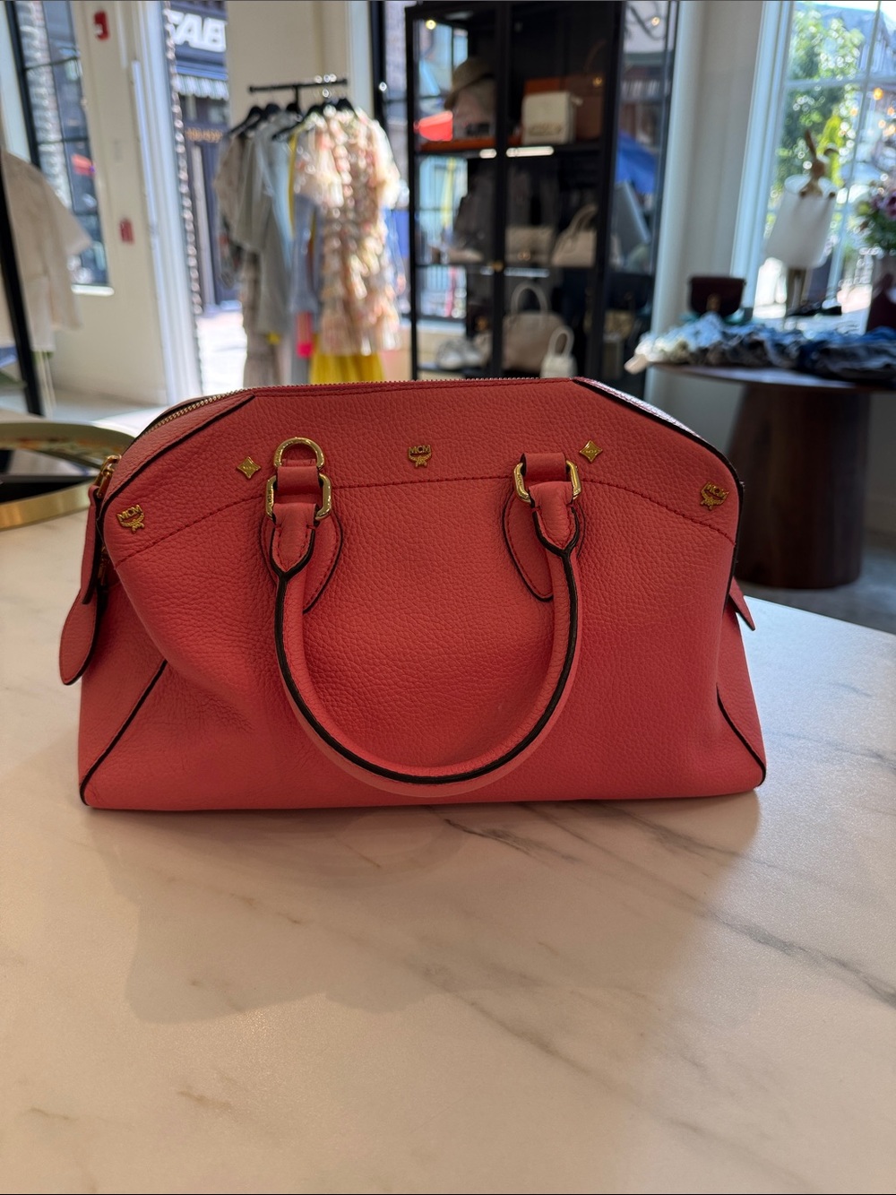 Pink MCM Purse